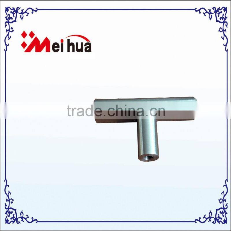 Stylish single T shape stainless door handle