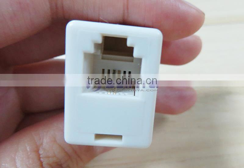 US RJ11 Telephone Socket to UK BT Plug Telephone Adapter