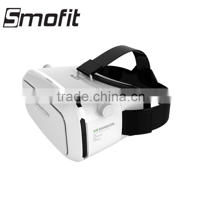 Google VR Shinecon 3D Virtual Reality Glasses Head Headset VR Box 3D Glasses Bluetooth Controller/Gamepad