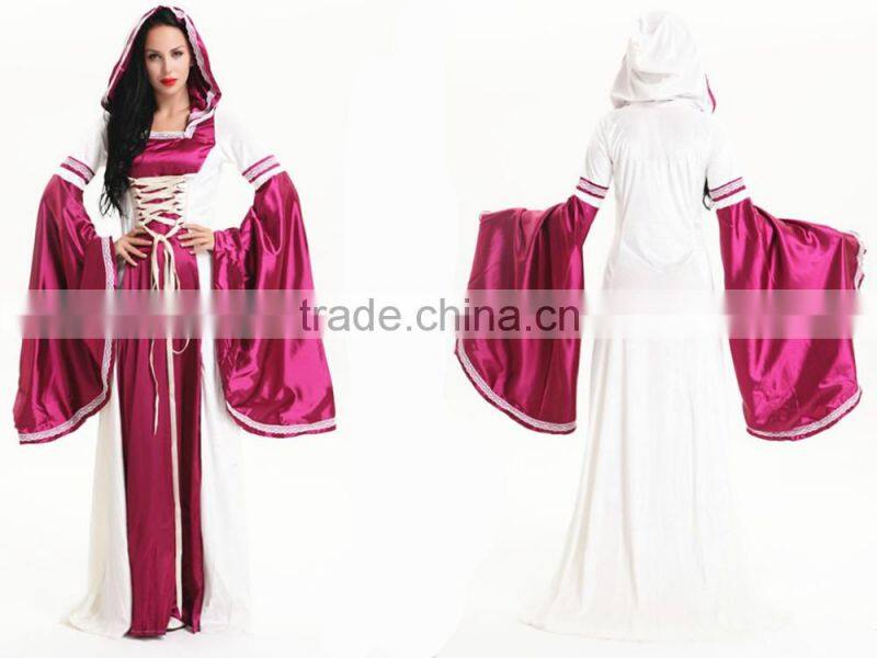 wholesale walson halloween Ladies Costume Fancy Dress Up Medival Vintage Renaissance