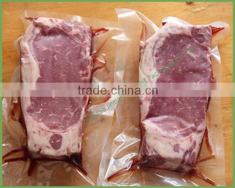 Chinese Factory Customer Printed Clear Vacuum Bag for Meat Packaging