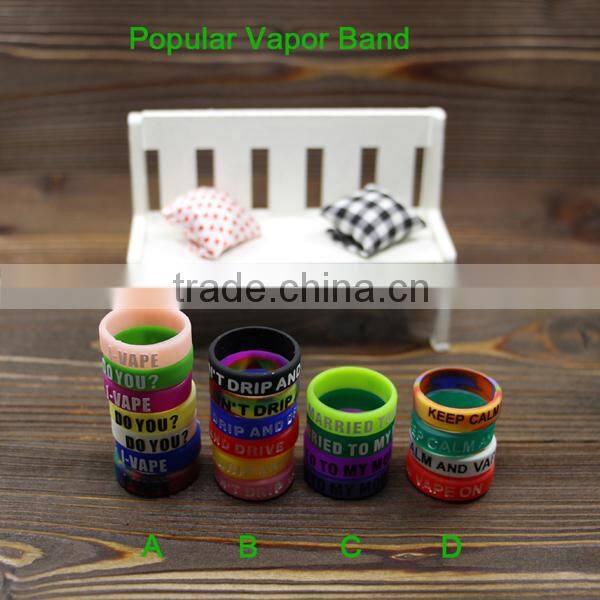 Silicone vape ring custom anti-scalded silicone ring bands for mechanical mod