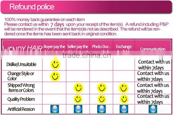 virgin Brazilian hair half wig 100% human hair body wave