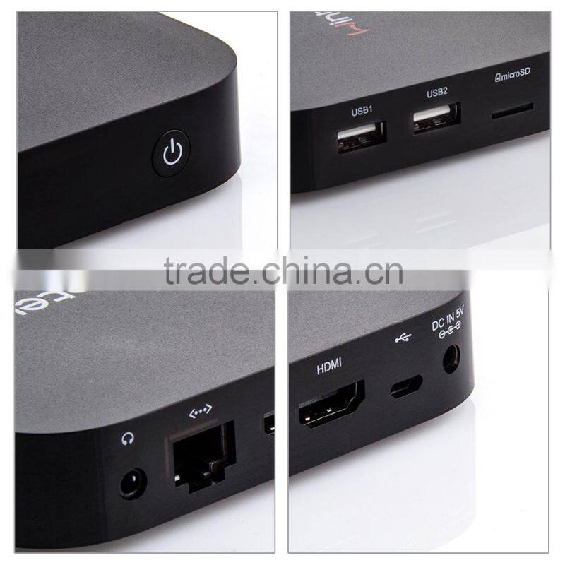 Quad core Wintel W8 Pocket PC Atom Z3735F tv box W8 Dual OS tv box Win 8.1 & Android4.4 Kitkat android tv box