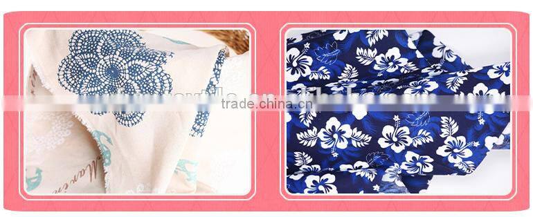 Rayon Polyester Cotton Flower Printed Fabric