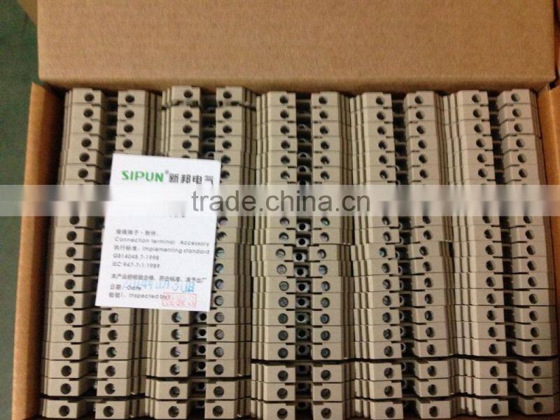 SUK-6 screw connector terminal block din rail