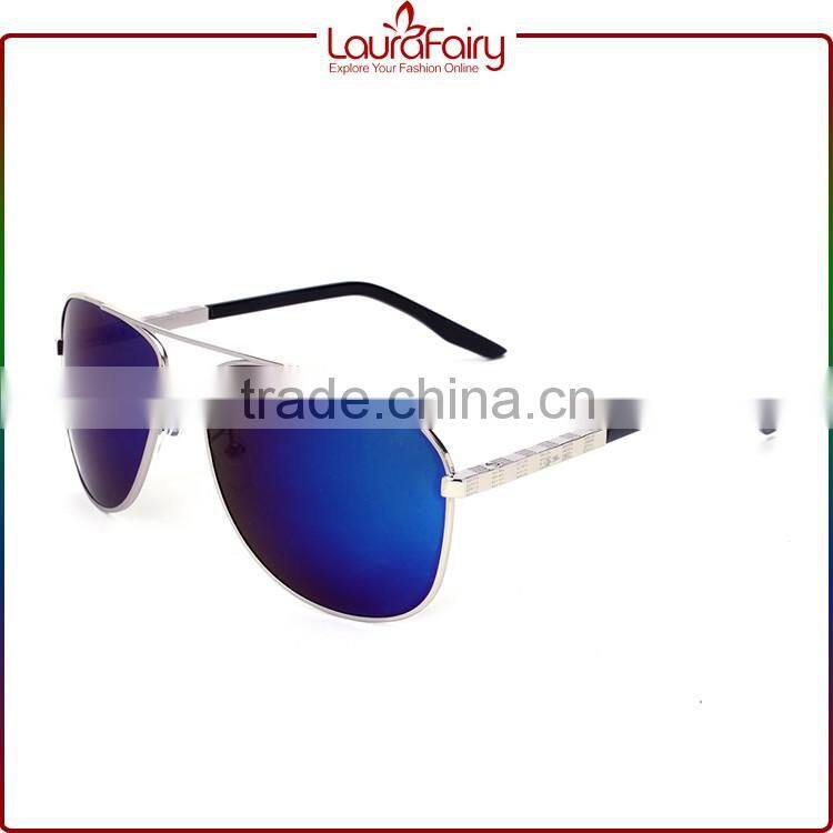 Laura Fairy Made In China European Style Metal Double Bridge Wenzhou Sunglasses