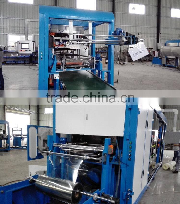 hydraulic automatic plastic cake tray forming machine