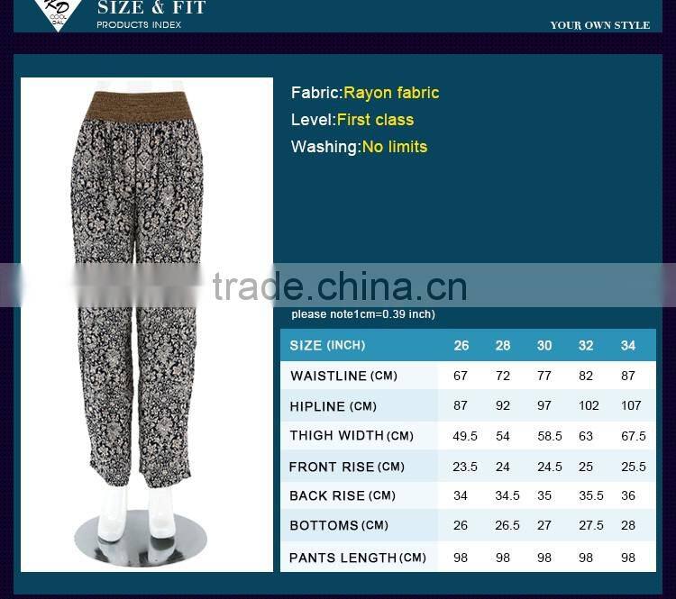 factory directly harem pants patterned palazzo for running jogging and yoga manufacturer