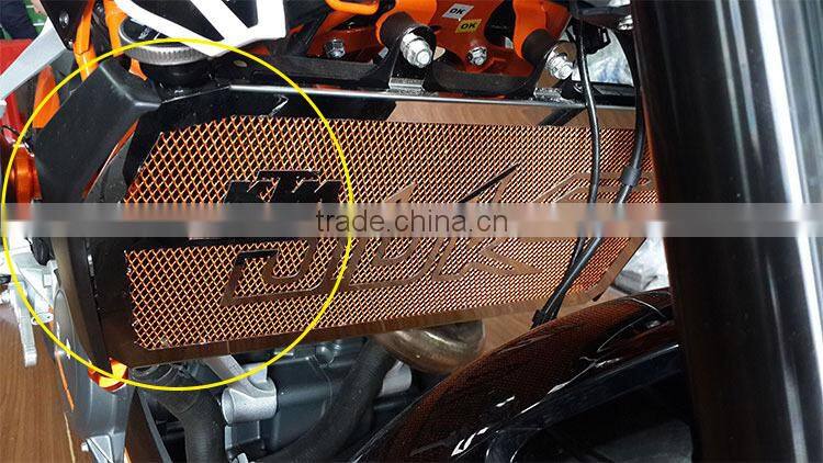 BJ-RSC-KT001 Orange Plastic Motorcycle Radiator Side Cover Fit KTM DUKE 390