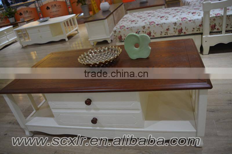 2015classic living room furniture sofa center soild wooden tea table