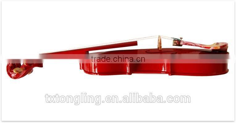 Red Colorful Violin With Cases TL-DS001