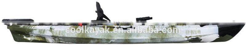 No inflatable cheap plastic fishing & racing kayak for sale rowing boat