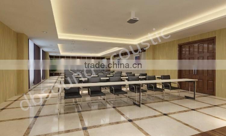 wpc acoustic decorative wall panels for meeting room