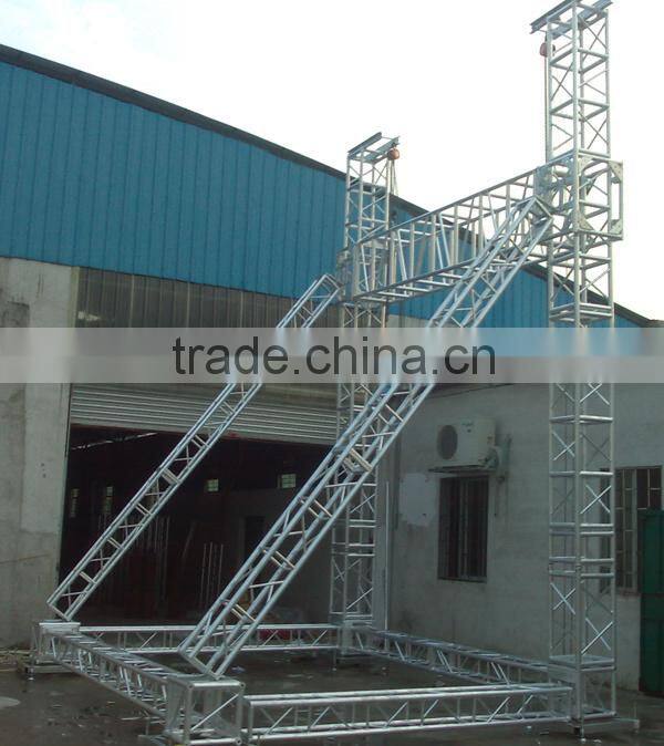 Outdoor aluminum LED screen support structure