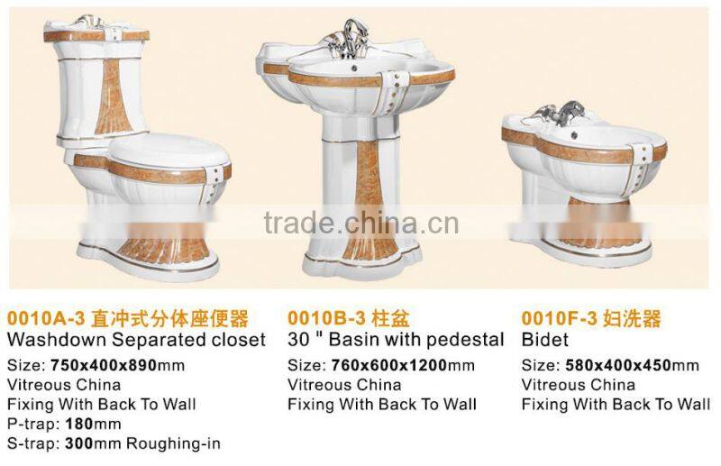 China alibaba bathroom decorated toilet suite,two piece toilet