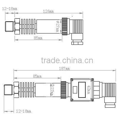 high temperature digital dispaly pressure transmitter