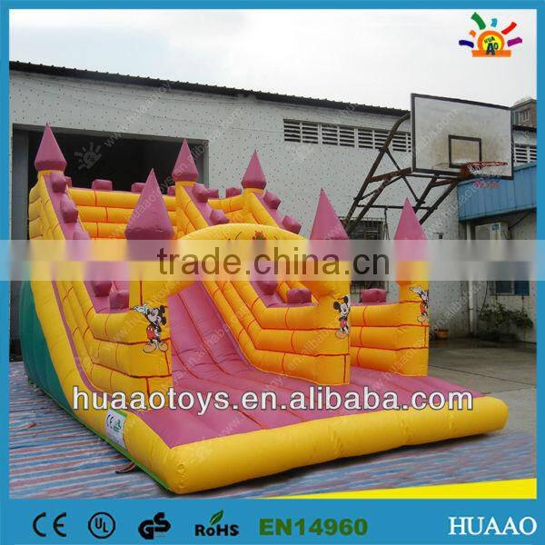Promotion price small inflatable slide bouncer