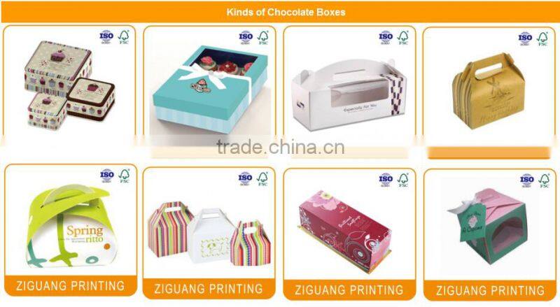 Custom swiss roll cake box