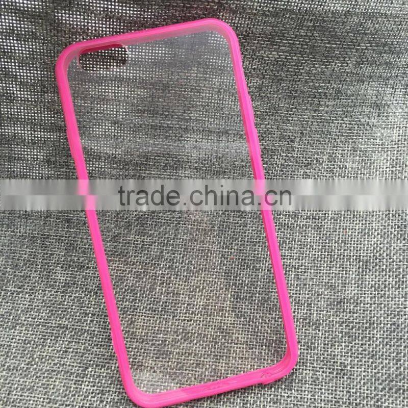 TPU BUMPER CLEAR HARD BACK MOBILE PHONE CASE FOR Iphone 6 6S Plus