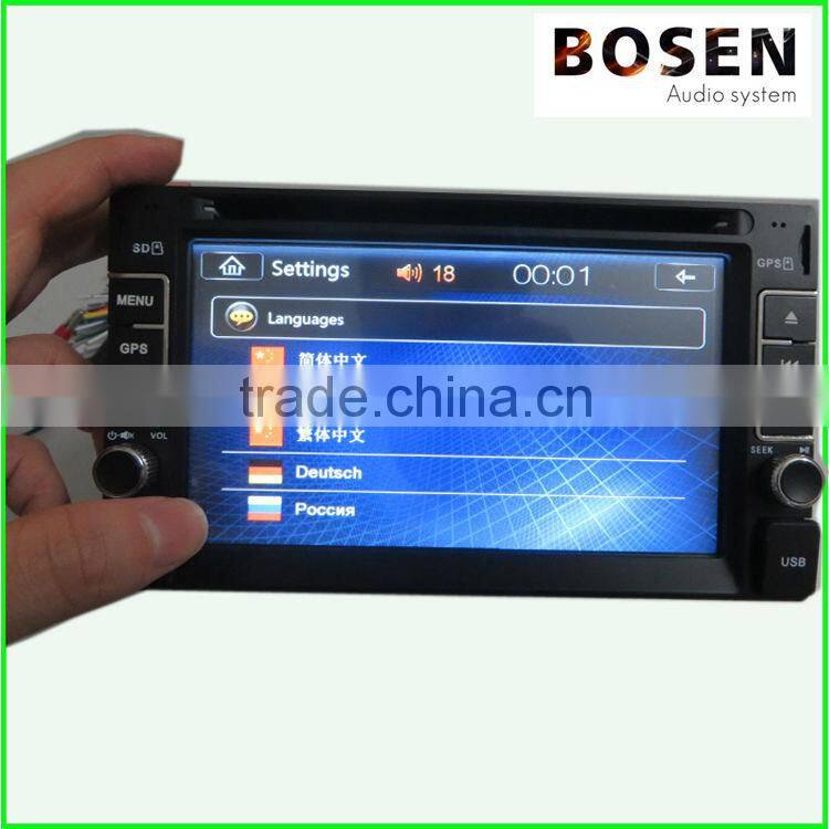 2din car dvd player with GPS TV touch screen