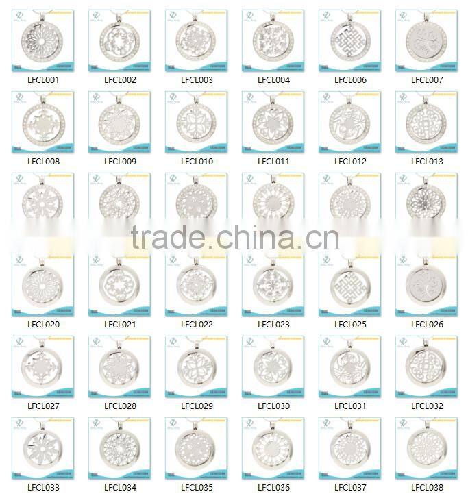 Luck four leaf clover coin locket,coin pendants design