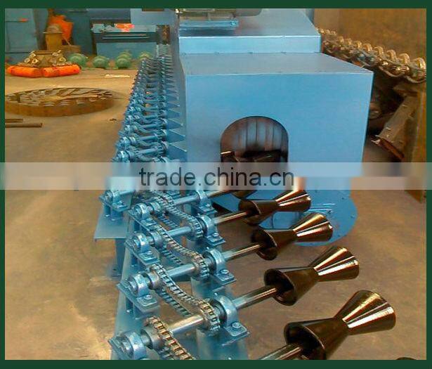 Shot blast machines for steel pipe external surface cleaning