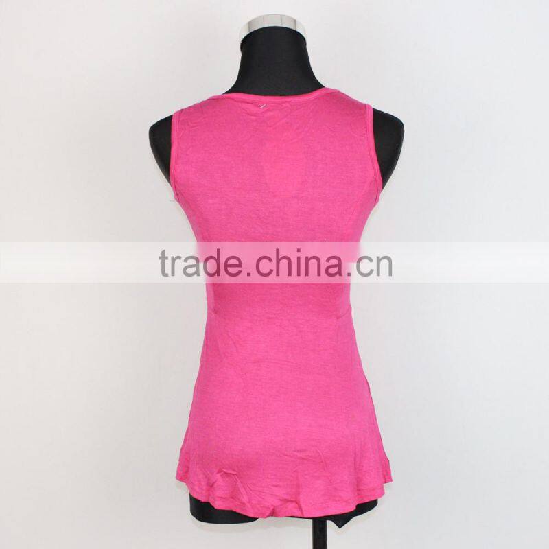 2016 sexy ladies flowers red tank tops