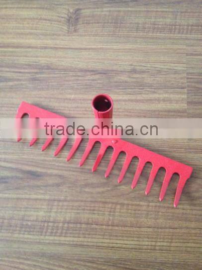 14 teeth Wooden Handle steel Garden rake
