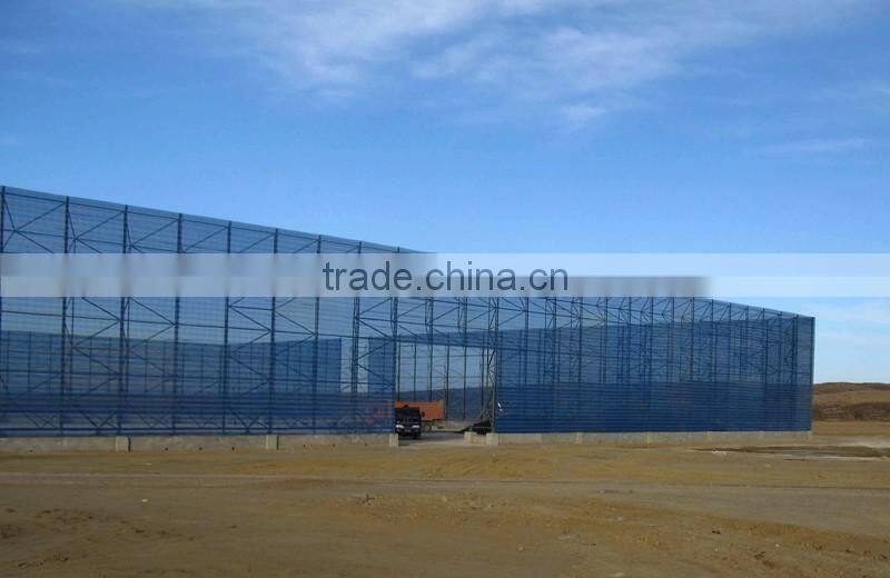 Blue wind dust protection nets