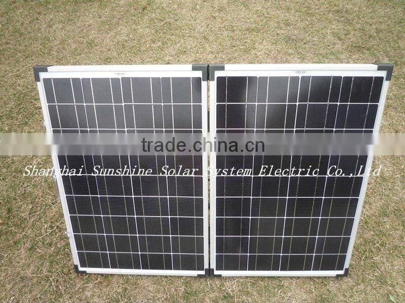 Portable solar panel for camping