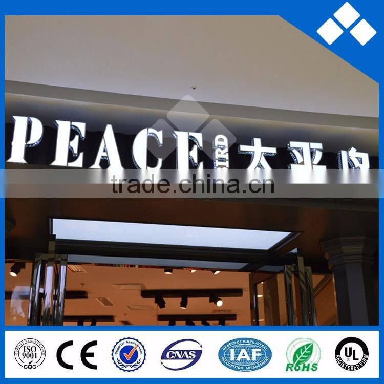 2016 hot sale LED frontlit led channel letter sign, led sign board