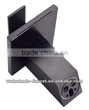 single handle bathroom vessel deck faucet in oil rubbed bronze