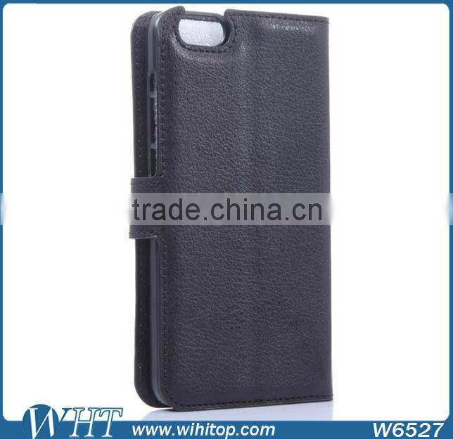 Standing Style Credit Card for Huawei Honor 7 Leather Case, PU Leather+PU Flip Wallet Case for Honor 7