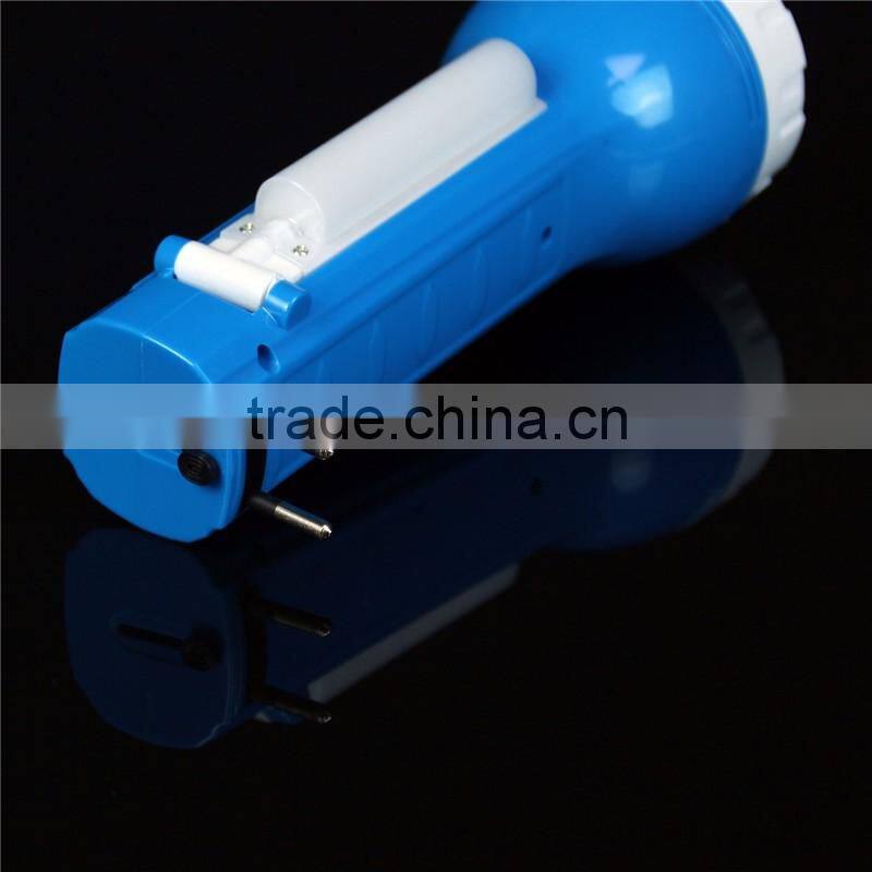 New Solar Led Torch Flashlight Electronic Factory Selling Plastic Flashlight