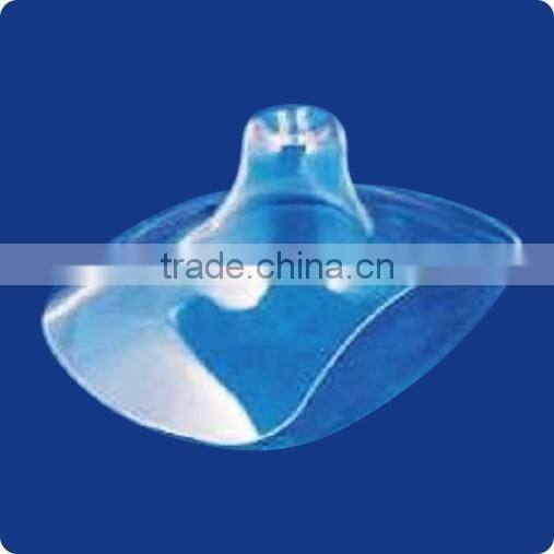 Close fitting silicone breast nursing pad breast cover