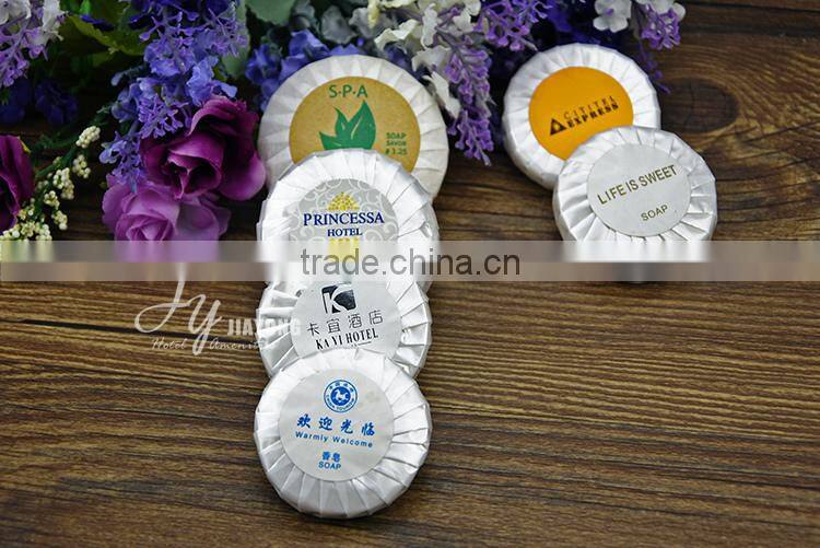 cheap wholesale round disposable hotel small soap for 3-5 star hotel
