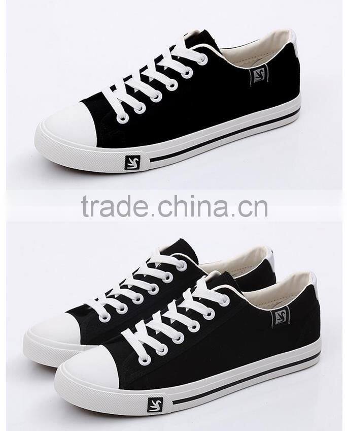 Popular fashion hot sale 2016 new model canvas shoes