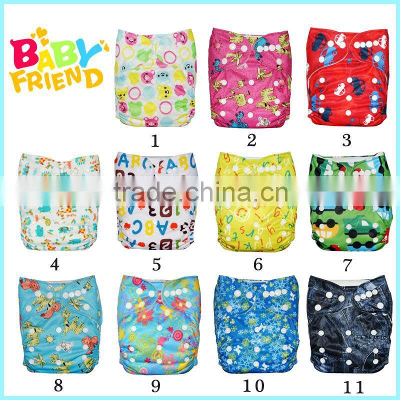 2015 New Design New prints Babyfriend Baby Cloth Nappies