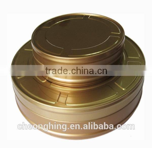 Customized Designed Round CD Tin Box