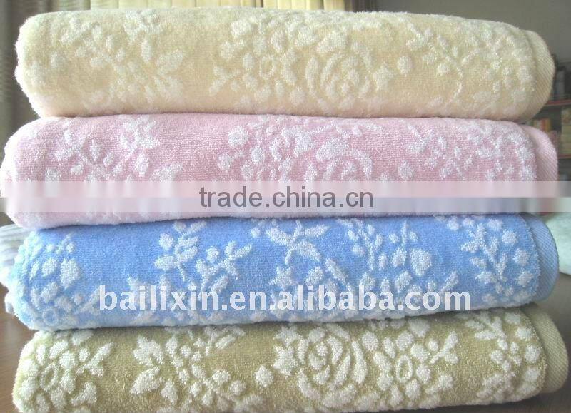 100% cotton high quality towel/bath towel/beach towel