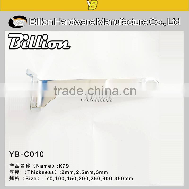 Factory Directory Slatwall Metal Shelf Brackets for kitchen