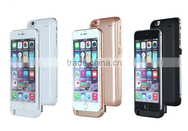 Wireless charger for i phone 6 4.7", China factory supply new battery case product, low price promotional battery case charger