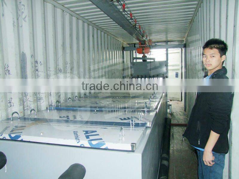 Containerized mobile ice plant to make ice with easy operation in 40 HQ