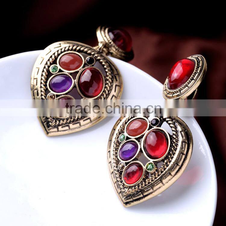 Simple Fashion Hot Sale Exquisite Elegant delicate heart earring, dangling earring, fantasy earring wholesale