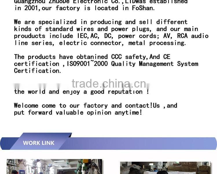 Square Internetional standard output socket