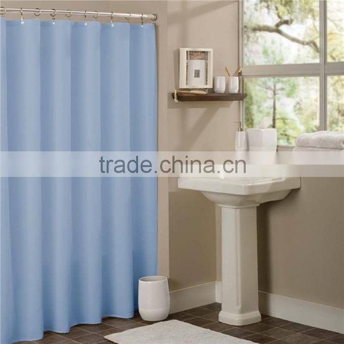 China supplier polyester thick the bathroom shower curtain