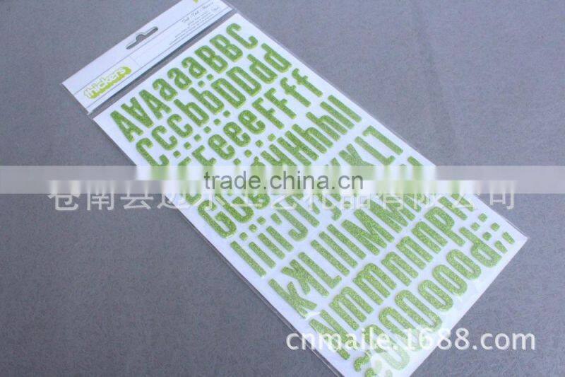 2014 New 3D Sticker crystal diamond Glitter powder sticker