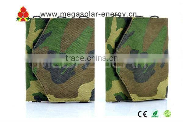 15W Flexible Folding Solar panel USB charger for PDA Mp4 Mp5 Iphone 4 4s 5 MS-015FSC
