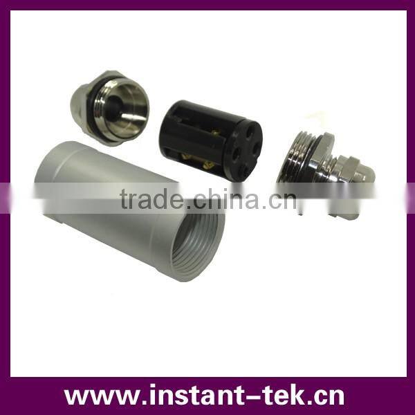 INST M22D IP68 4pin metal waterproof connector